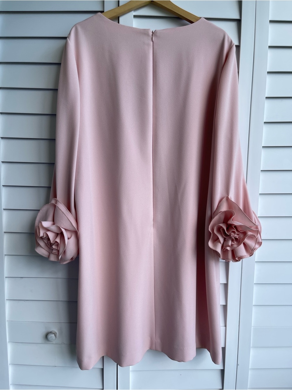 Preston & York Pink Rosette Cuff Shift Dress Size 18 NWT - Picture 4 of 8